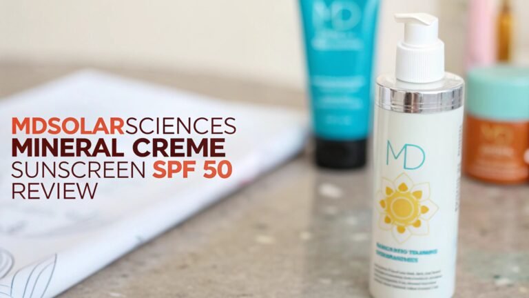 MDSolarSciences Mineral Crème Sunscreen SPF 50 Review