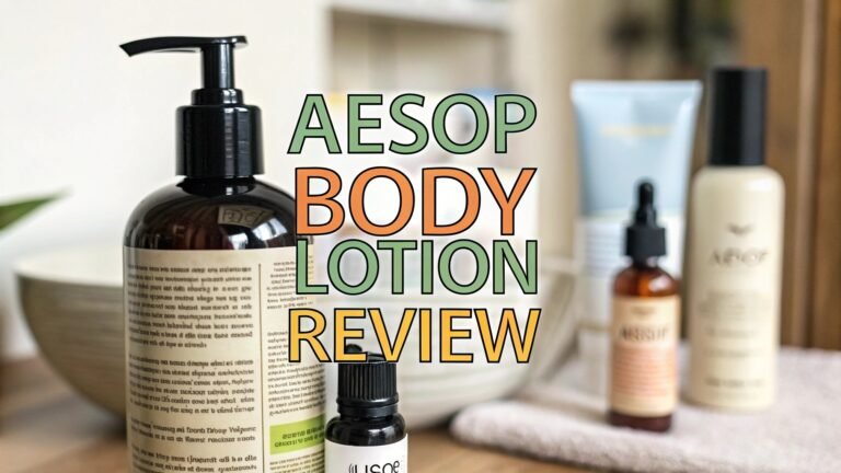Aesop Body Lotion Review: Skincare That Actually Works