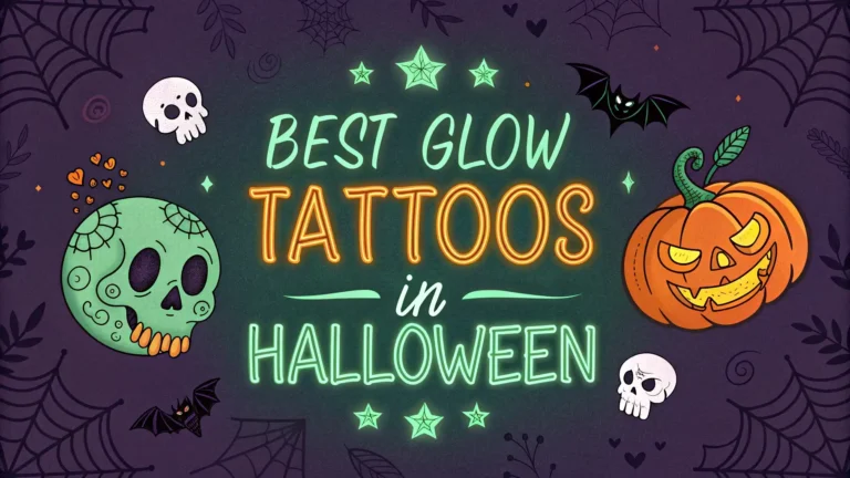 7 Best Glow Tattoos In Halloween To Shine All Night Long