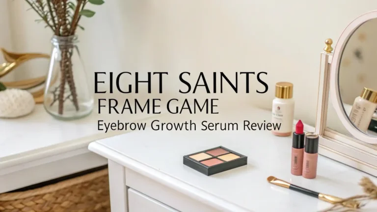 Eight Saints Frame Game Eyebrow Growth Serum Review in 2026