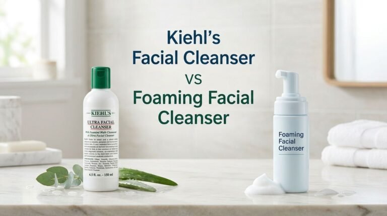 Kiehl’s Facial Cleanser vs Foaming Facial Cleanser