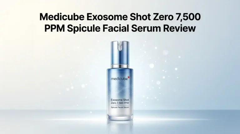 Medicube Exosome Shot Zero 7,500 PPM Spicule Facial Serum Review